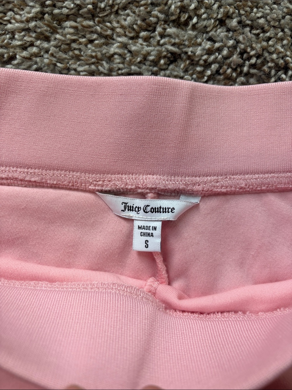 Juicy Couture Pink Velour Cropped Hoodie - Picture 5 of 5